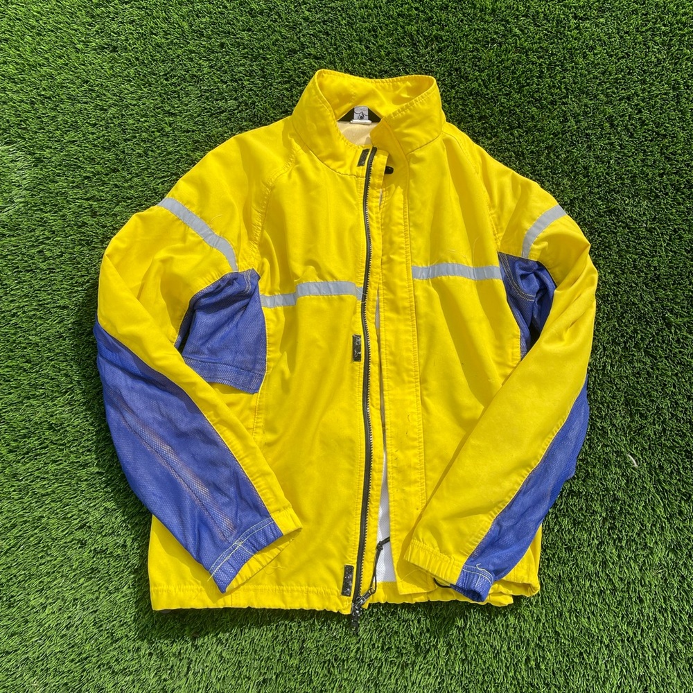 Yellow Zip Up Windbreaker